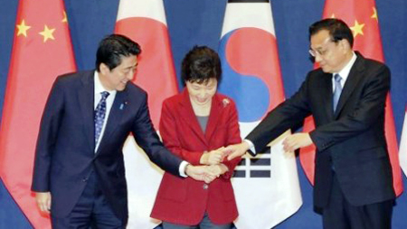 Cumbre trilateral de Japón, China y Corea del Sur, primera después de tres años